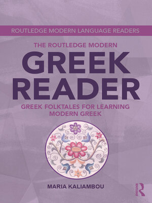 cover image of The Routledge Modern Greek Reader